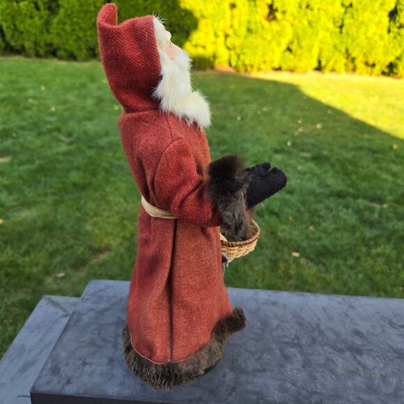 Artisan Made Vintage Santa Father Christmas Signed Fur Beard and Trim Possibly - Picture 4 of 13